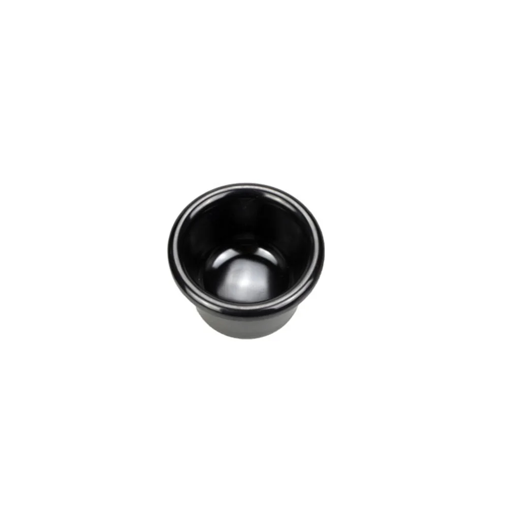 Tazas para salsa de melamina negra, recipientes para salsa reutilizables, perfectos para restaurante, Catering en casa, cuencos para inmersión, 2 uds.