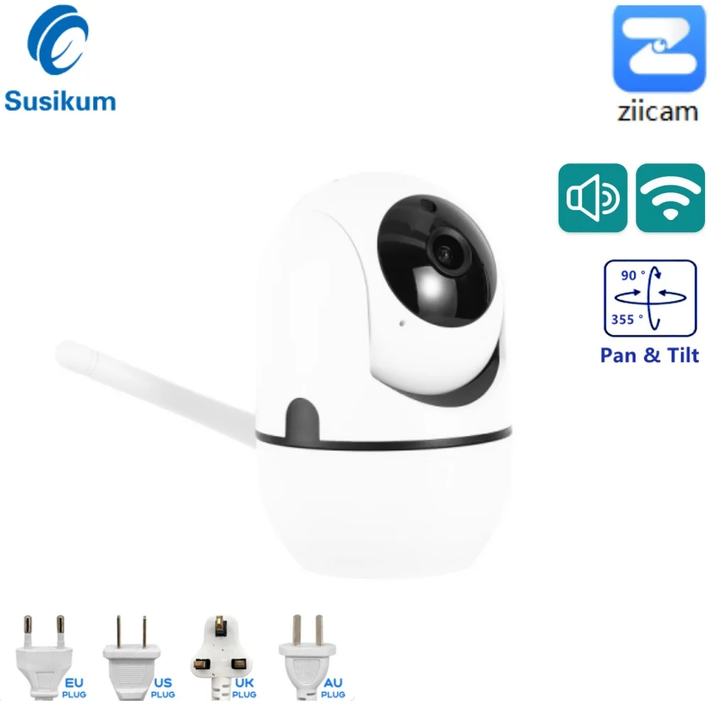 1080P Smart WIFI Security Protection Pet Baby Monitor Camera Night Vision Automatic Tracking Two-Way Audio