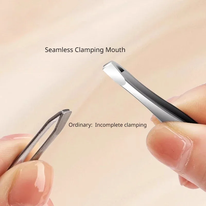 CMGF-Boxed Pinças Pequenas, Alicates De Remoção De Cabelo De Aço Inoxidável, Multi-Purpose Sobrancelha Curler, Encrespador De Cílios Falsos, Encrespador De Bigode