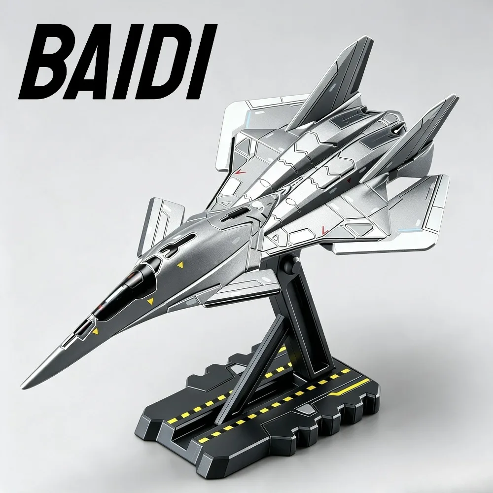 1:144 Scale BaiDi Aerospace Fighter Toy Model Car Detachable Bracket Sturdy Body Models Airplane Gifts Decoration Collection