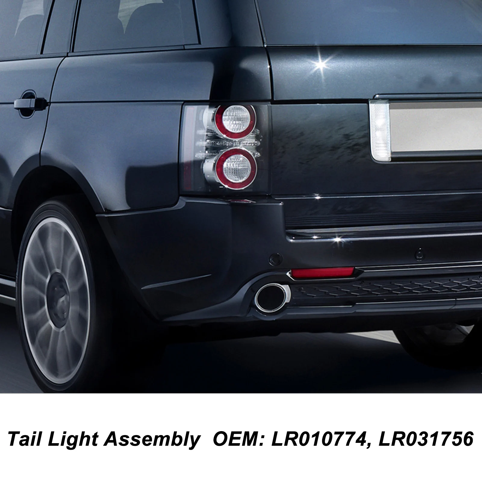 LR010773 Left Side Tail Light Rear Lamp Tail Lights Left Side LR010773 Replacement for Land Rover Range Rover L322 2010 to 2012