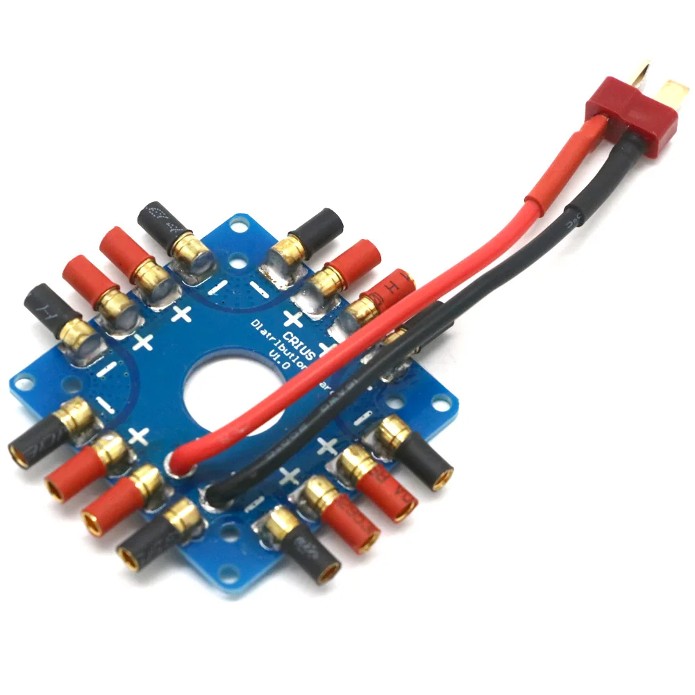 ESC Distribution Board Connection Board Soldered T / XT60 Plug & 3.5mm Banana Bullet Connectors For Quadcopter Multicopter FPV