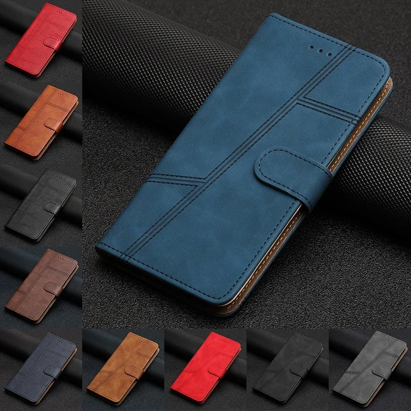 Leather Flip Wallet Case For Huawei P50 P40 P30 P20 Pro P10 P8 Lite 2017 Honor 90 Pro 50 Lite Nova 5T P Smart 2021 Protect Cover