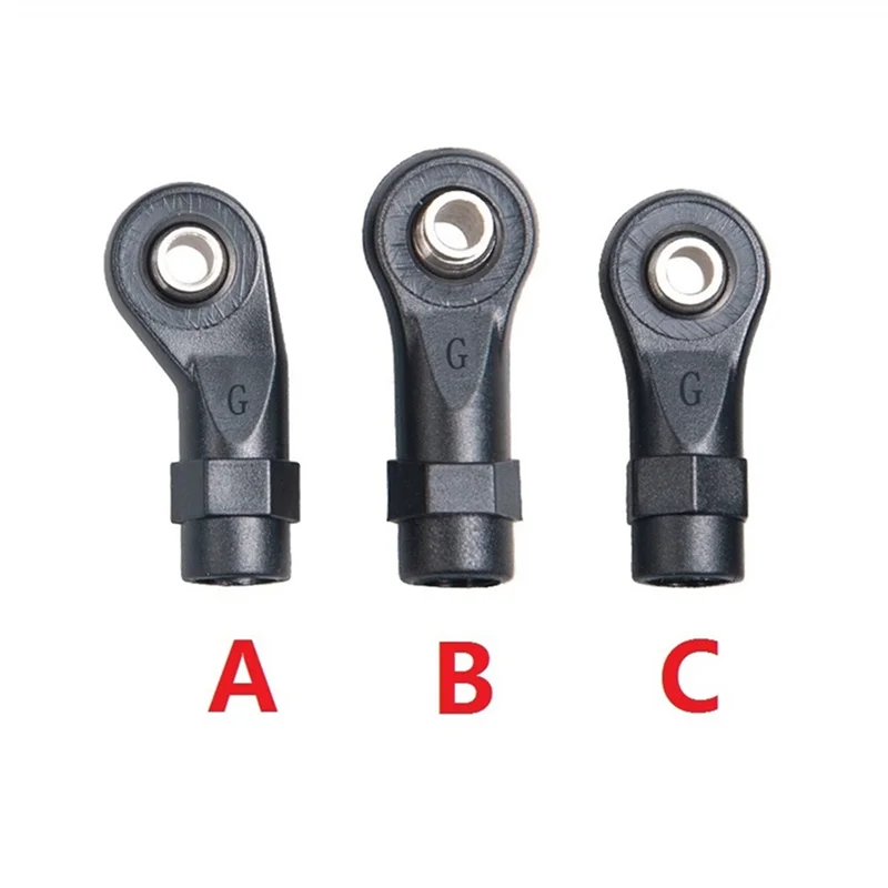 60 個プラスチック M4 ロッドエンドリンクボールヘッドリンケージジョイント 1/10 RC クローラー車トラクサス TRX-4 TRX4 部品アクセサリー