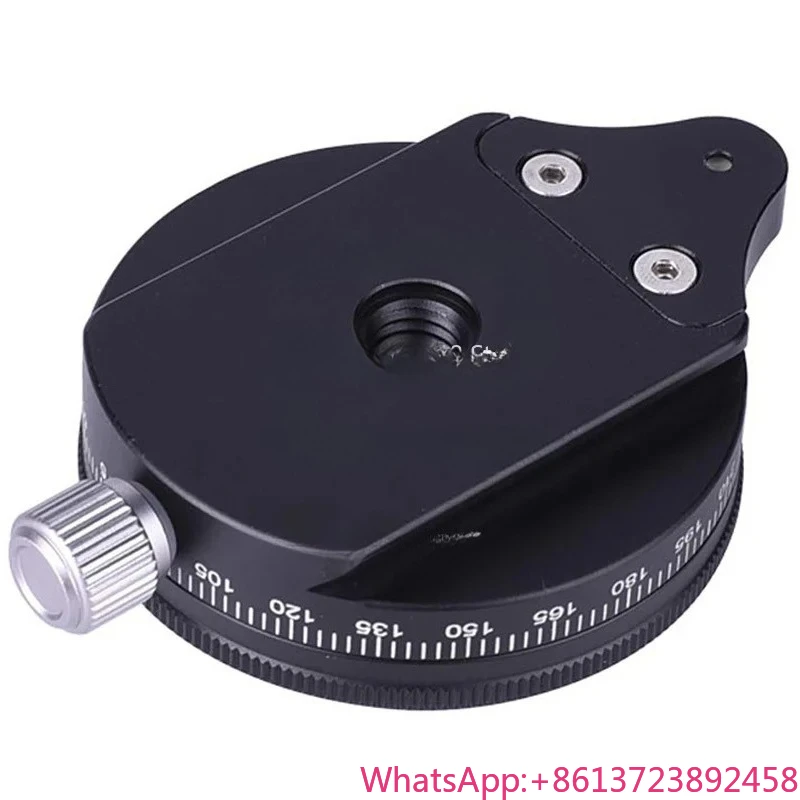 

Camera Pan Based with Arca Plate, 0.95Cm Screw Aluminum Panoramic Ball Tripod Head with Bubble Level PTZ Only 1PC