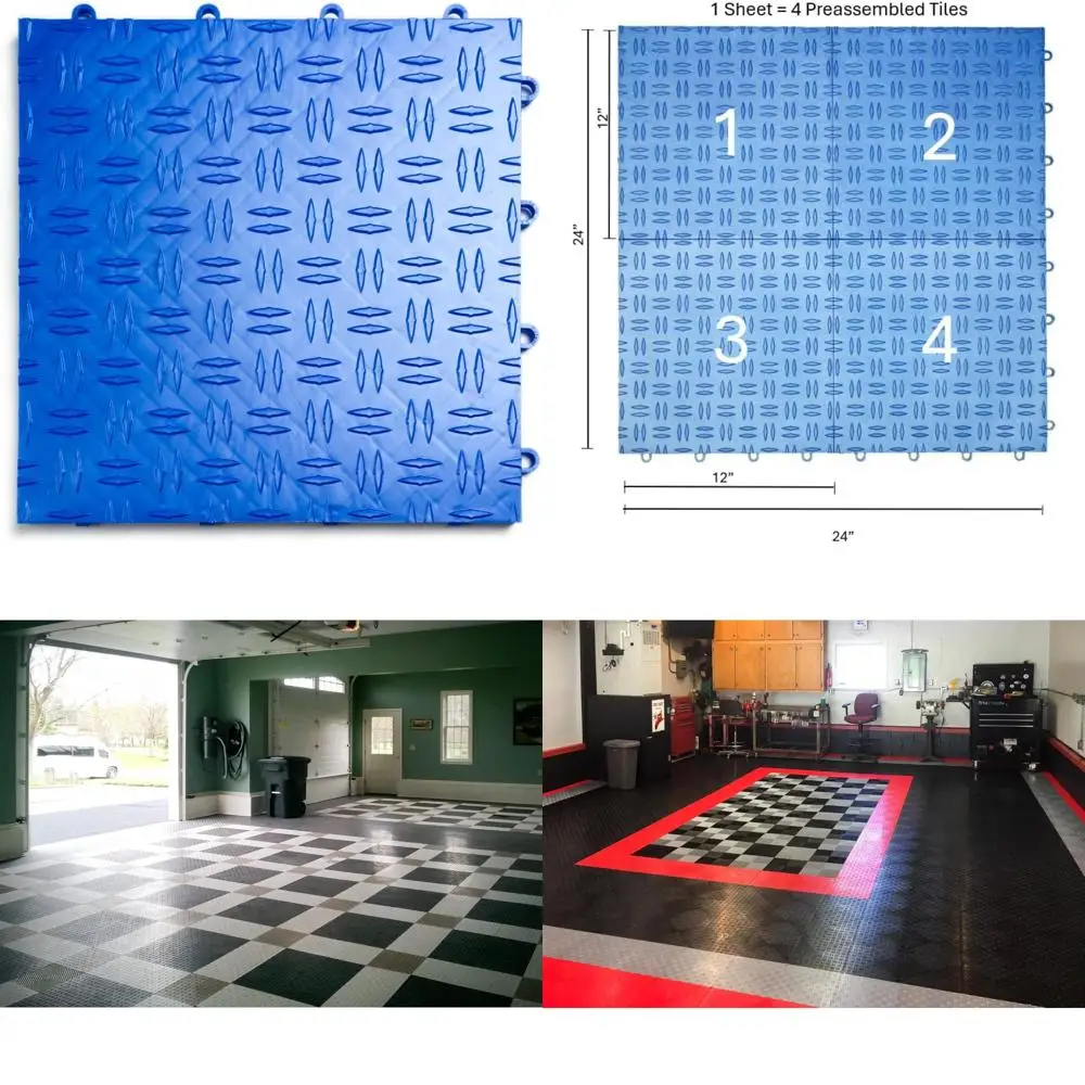 بلاط أرضية جراج كوبوليمر شديد التحمل غير قابل للانزلاق - متين وحدات، سهل التركيب، حماية طويلة الأمد #1