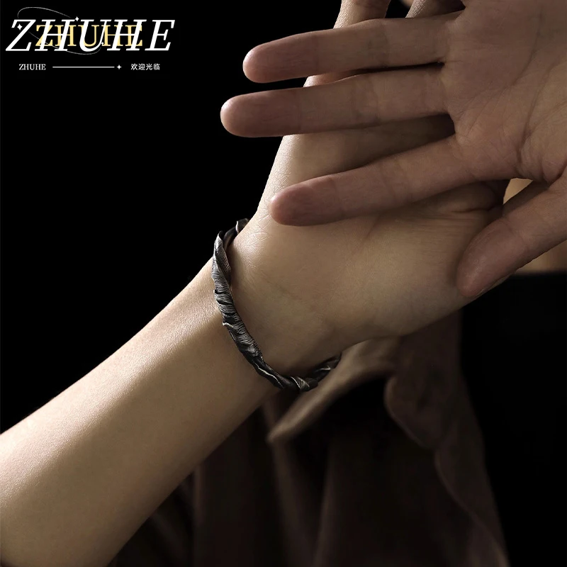 

The Feather Opening Bracelet In A New Gothic Style Is A Perfect Jewelry Accessory For Both Men And Women As A Party Gift