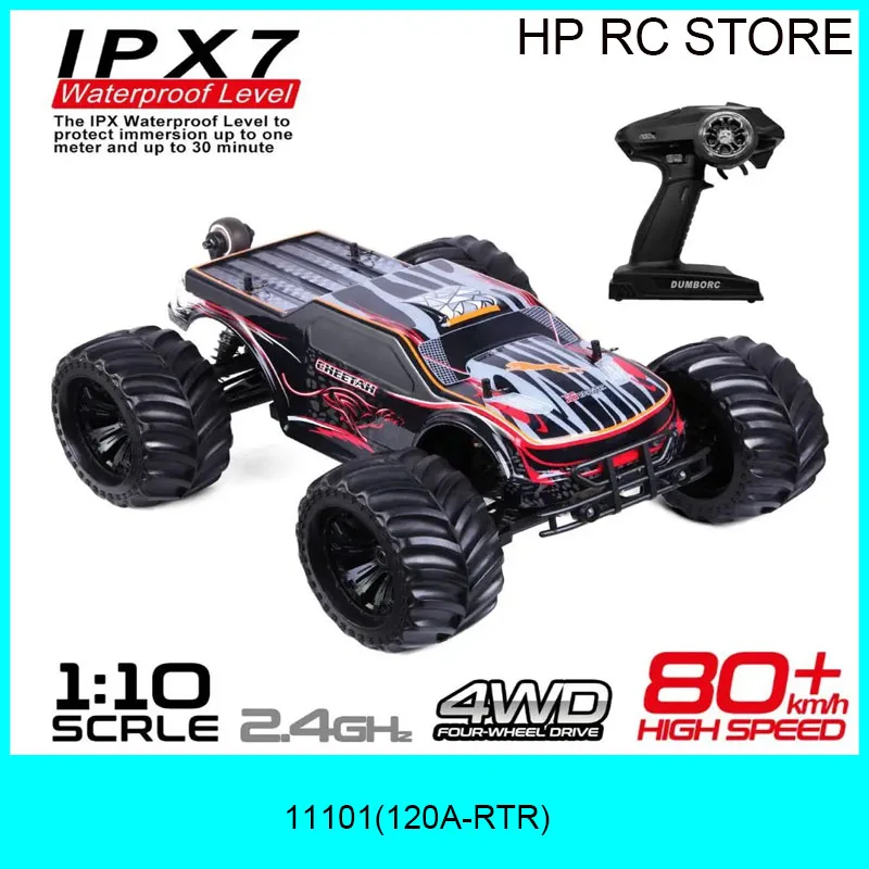 

JLB Racing Cheetah 11101 120A ESC бесщеточный автомобиль с дистанционным управлением по масштабе 1/10, 4WD, с подъемными и откидными трюками, максимальная скорость 80 км/ч.