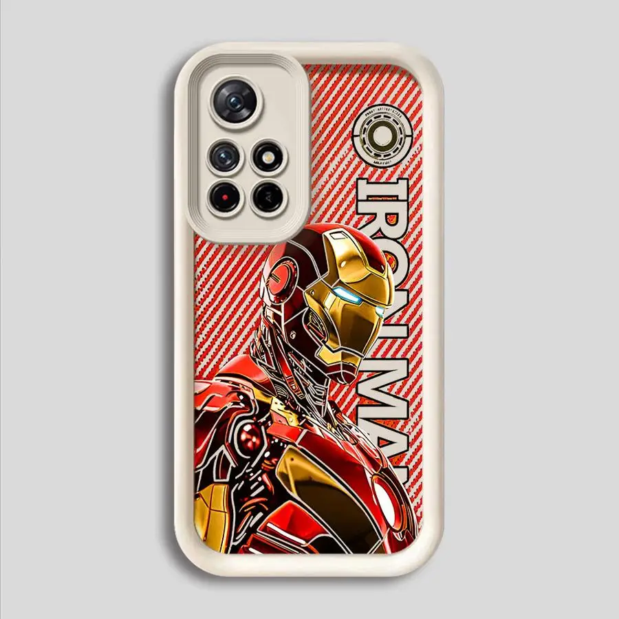 حافظة هاتف Marvel Ironman Soft Shell لهاتف Xiaomi Poco C51 X3 NFC X3 Pro C61 C50