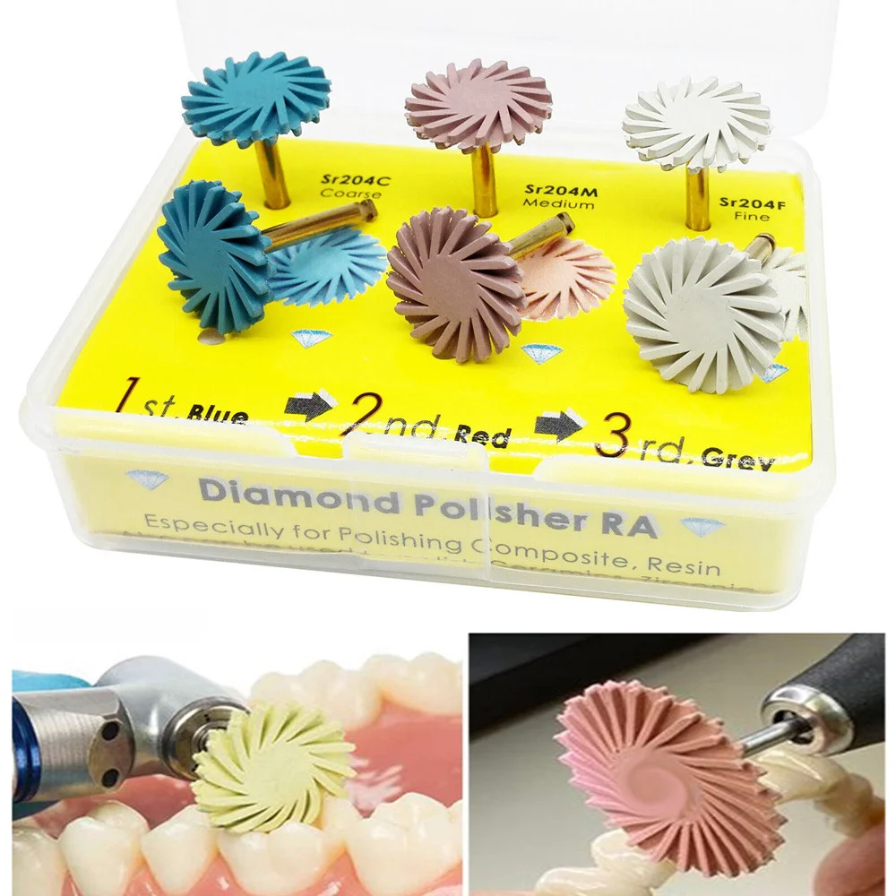 6Pcs/Set Dental Rub… - image
