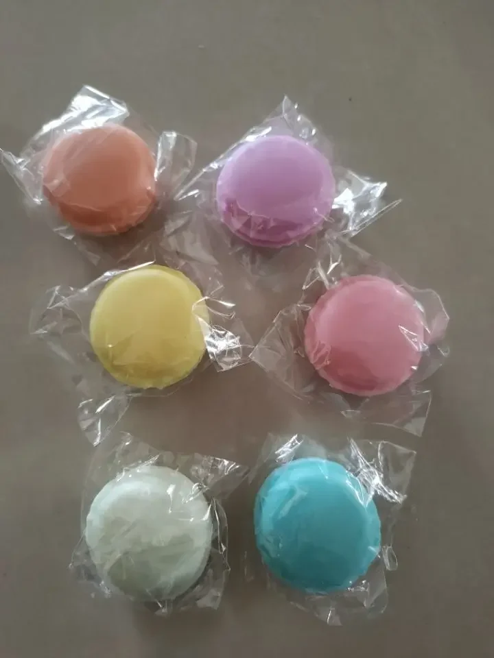 1 Stück Mini Frische Macaron Schmuckbox Tragbare Aufbewahrungsbox für Ringe, Halsketten, Ohrringe Kleine Schmuckbox – Detail 1