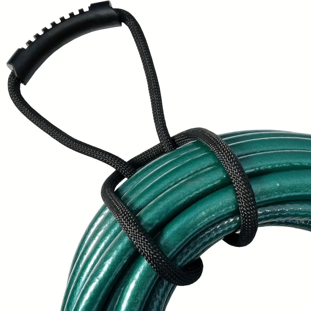 Storage Strap Heavy-Duty Hook and Loop Cord Carrying Strap, Hanger, and Organizer with Handle for Pool Hoses Garden Hoses Cables image 6