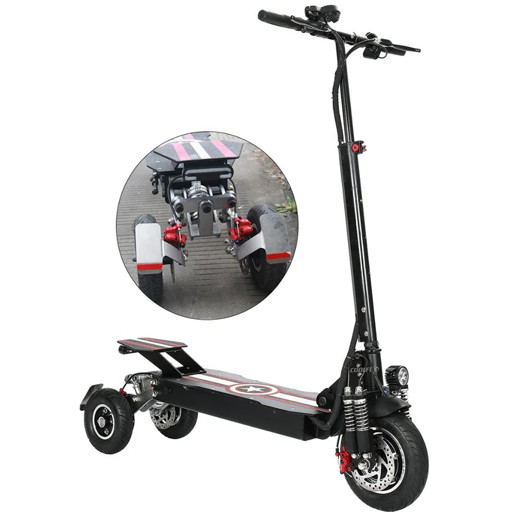 3 Wheels Electric Scooter Foldable  800w 48v 1000w