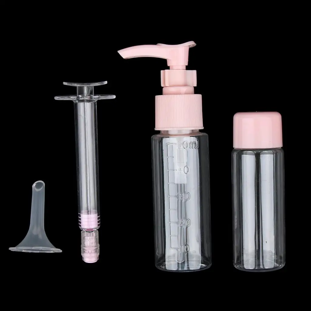 4 Stück leere nachfüllbare Kosmetikbehälter Nadelrohrflasche für Kosmetika