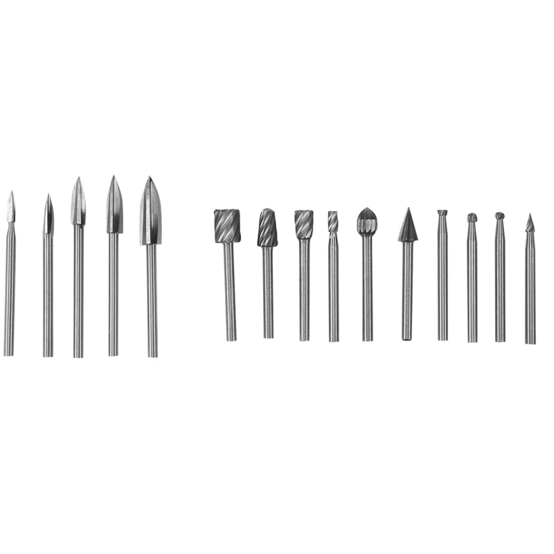 

A96I-15 Pieces Wood Carving And Engraving Drill Bit Set, Engraving Drill Accessories Bit For DIY Wood Crafts Supplies