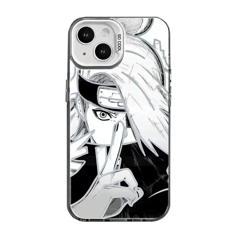 Capa de celular 3D Japan Naruto Gaara Shukaku Deidara Anime para iPhone 11 12 13 14 15 16 17 Pro Max Plus Naruto à prova de choque