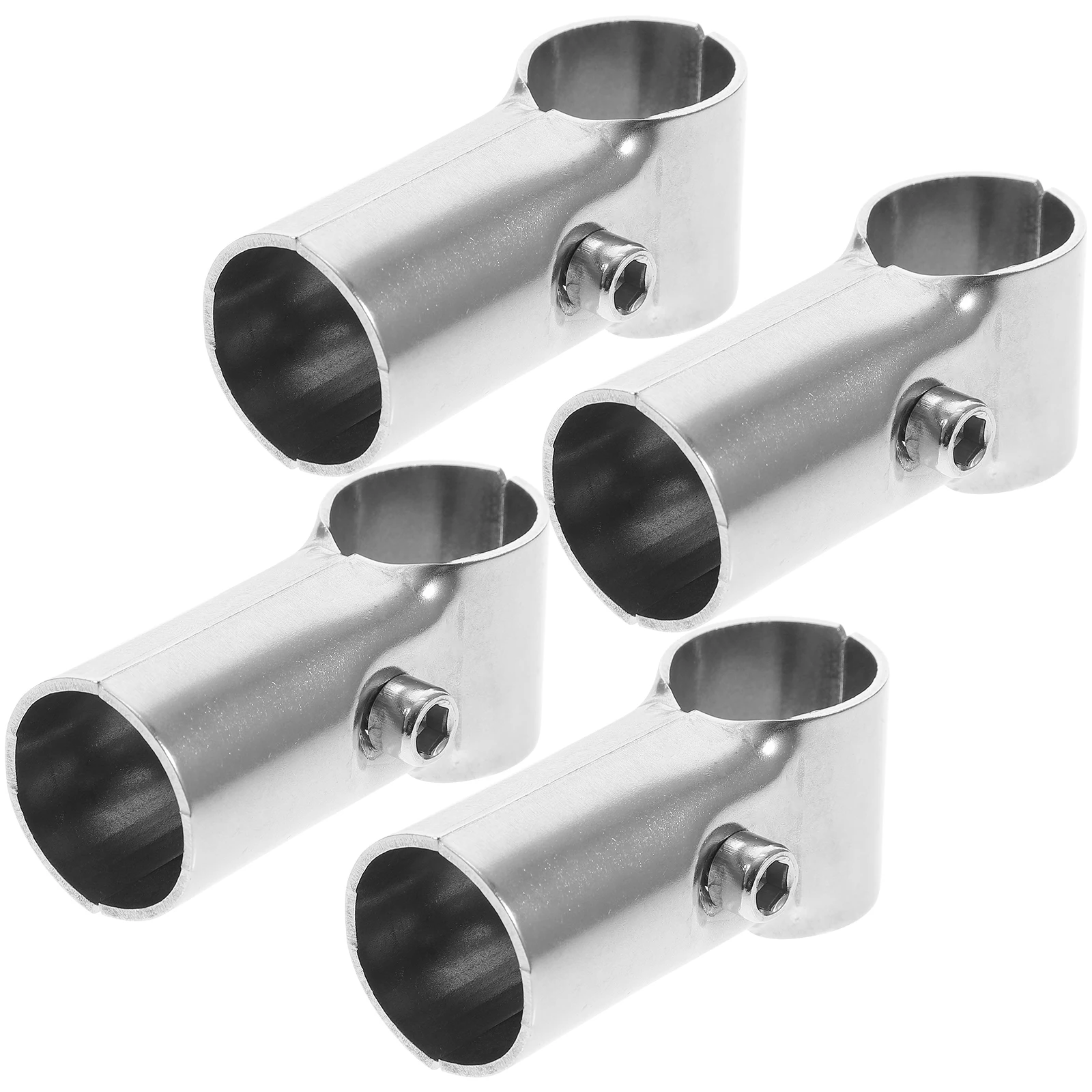 

4Pcs 25Mm Stainless Steel Pipe Fittings Tube Connectors T Clamps Panel Clamps Chain Link Fence Parts Pipe Clamp Fence Clamp Pipe
