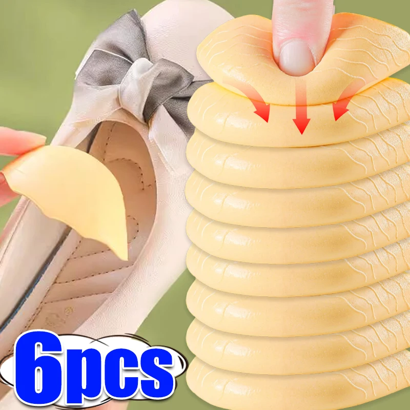 

2/6Pcs Sponge Forefoot Insert Pads Women Gril's High Heel Shoe Big Shoes Size Adjust Toe Front Cushion Pain Relief Protector
