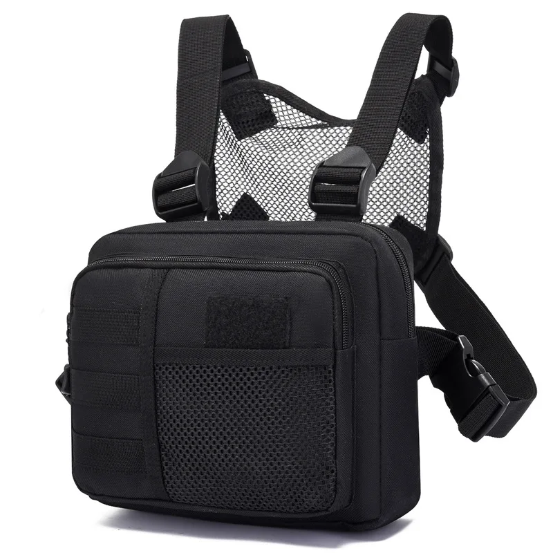 Outdoor bolsos Chest Bag Running Sports Vest Bag Camouflage Function Trendy Backpack Leisure Vest Bag Chest Pannier sac men bag