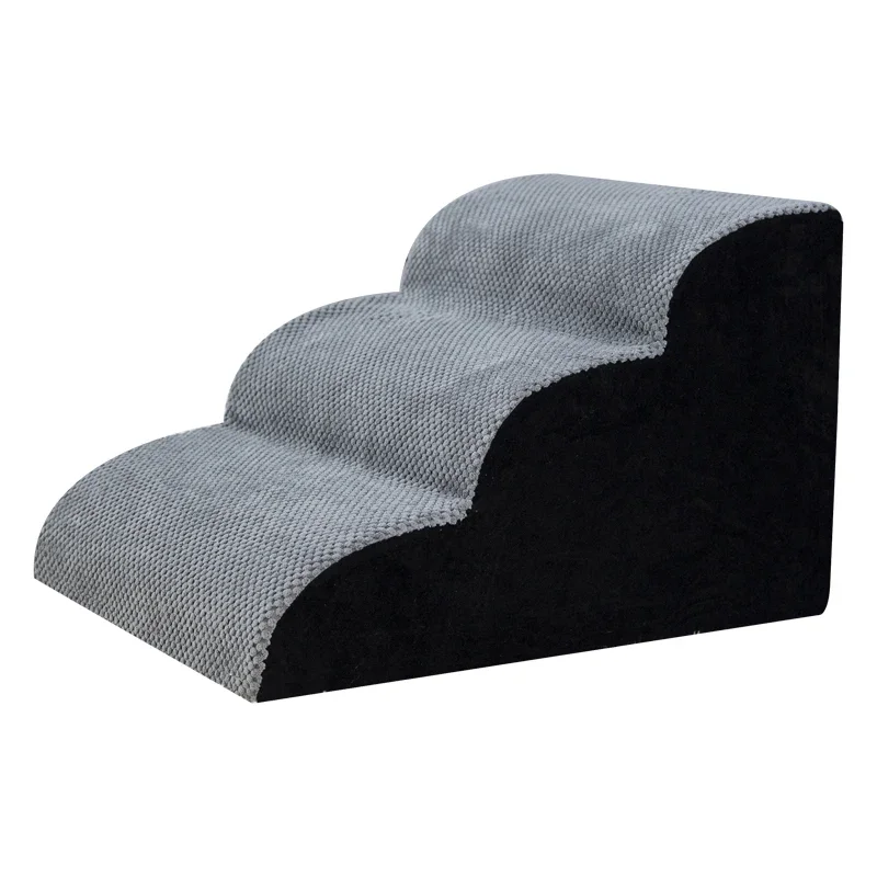 

Pet stairs dog bed steps non-slip removable washable ladder slope small elderly dog ladder sofa