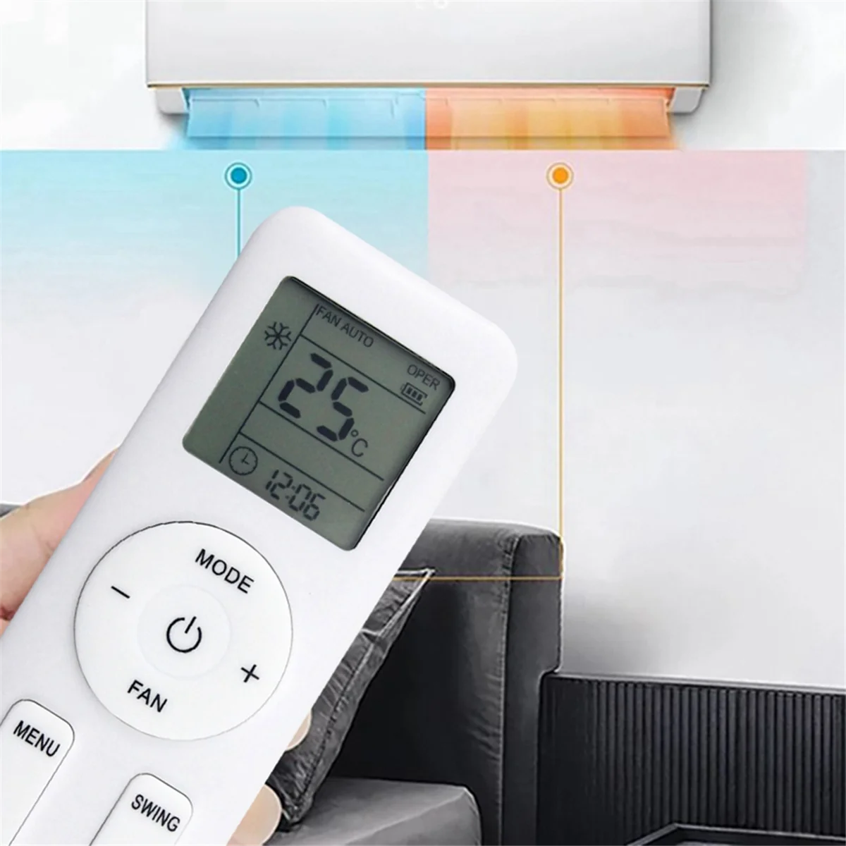 استبدل جهاز التحكم عن بعد YAY1F1 A/C لمكيف الهواء YAY1F1