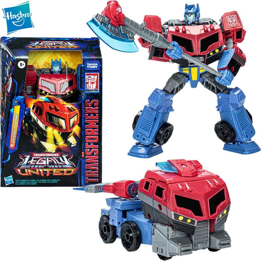 

[В наличии] Оригинальные Трансформеры Hasbro Legacy United Voyager Class Animated Universe Optimus Prime 7 дюймов (17,5 см) F8542