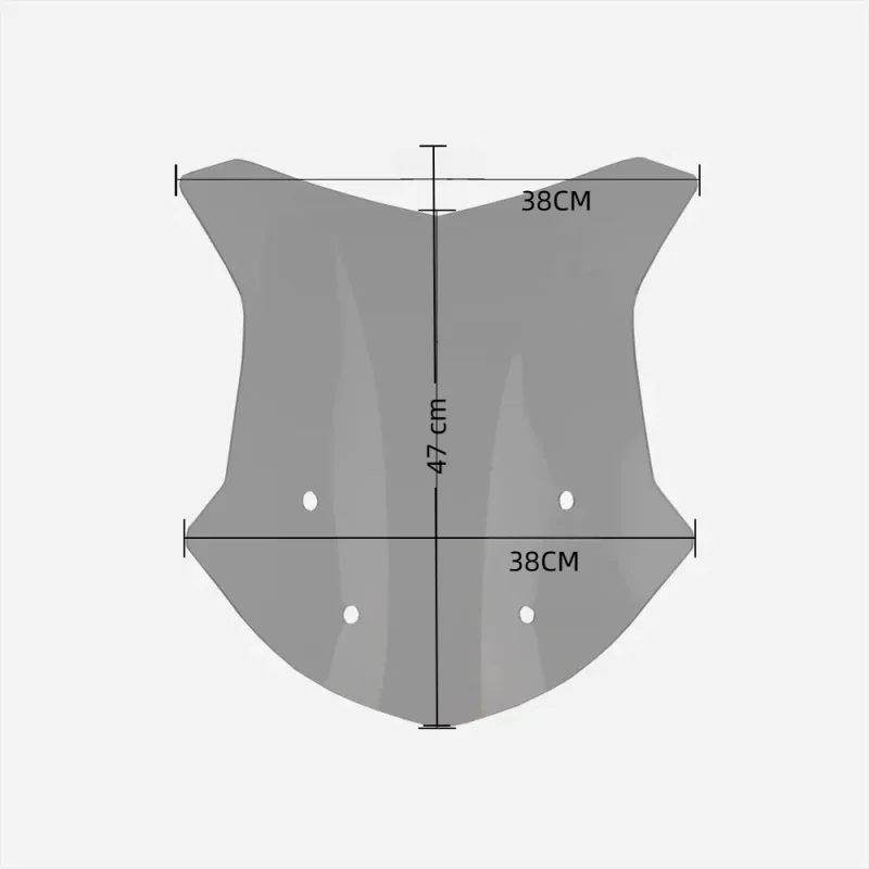Benelli motorcycle is suitable for TRK702 TRK702X windshield TRK 702 702X high-quality windshield with transparent front glass 2