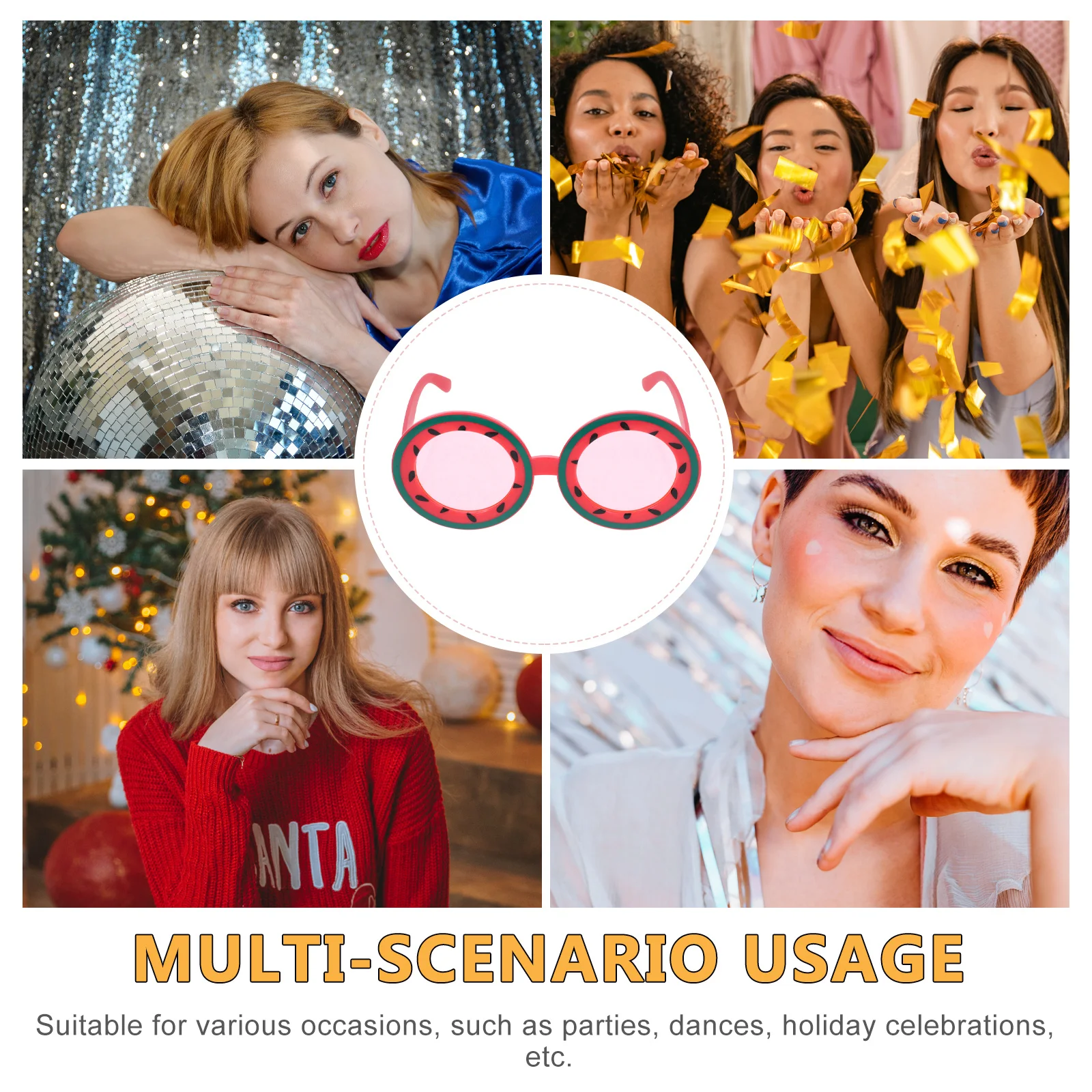 

Милые гавайские тематические очки в фруктовом стиле, тропическая оправа для очков, забавный реквизит для вечеринки, новинка, солнцезащитные очки, пляжная вечеринка Luau