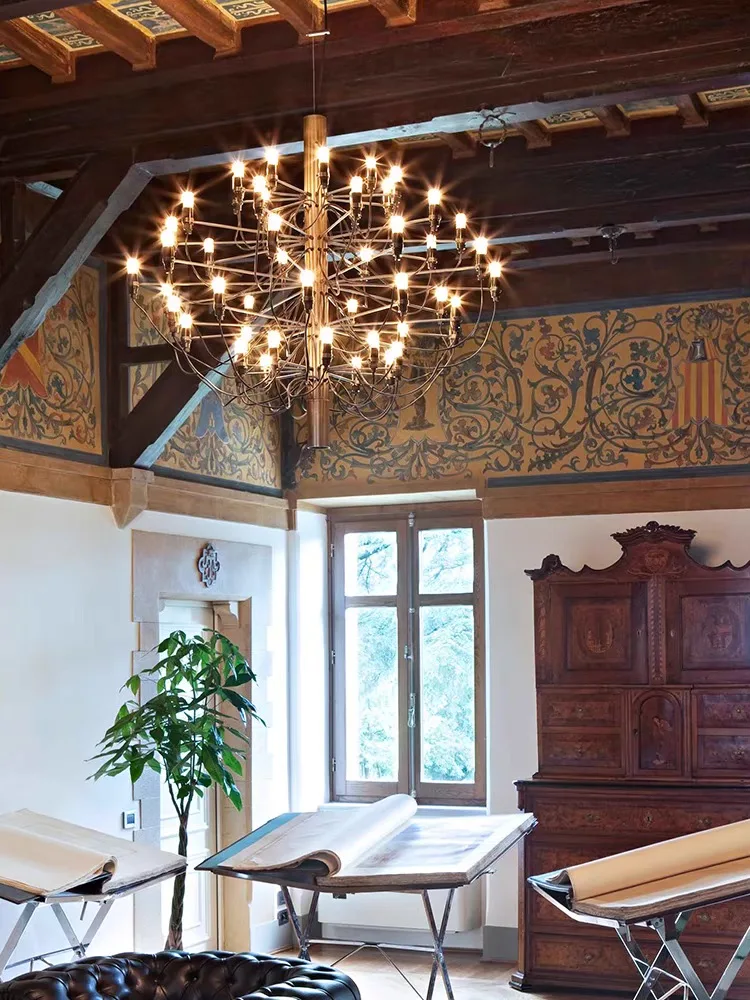 Современные скандинавские итальянские потолочные люстры Midsummer с фруктами для ресторана, лофт, лестницы, гостиной, копия подвески, зеркальная люстра