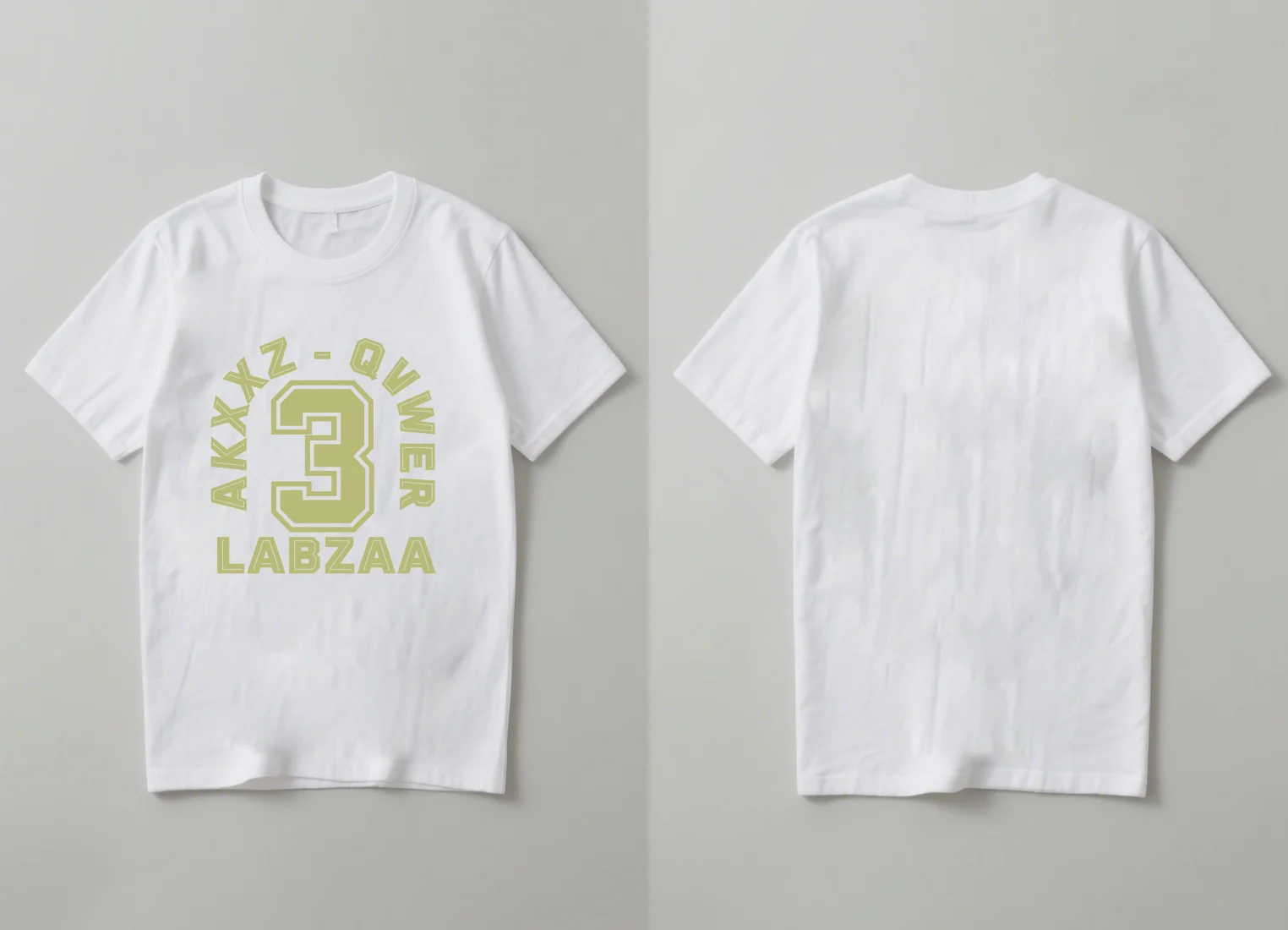 تي شيرت موضة جديدة لعام 2025 أبيض مقاس 3 وأكمام قصيرة مطبوع عليه حروف للرجال والنساء بلوزة غير رسمية برقبة دائرية