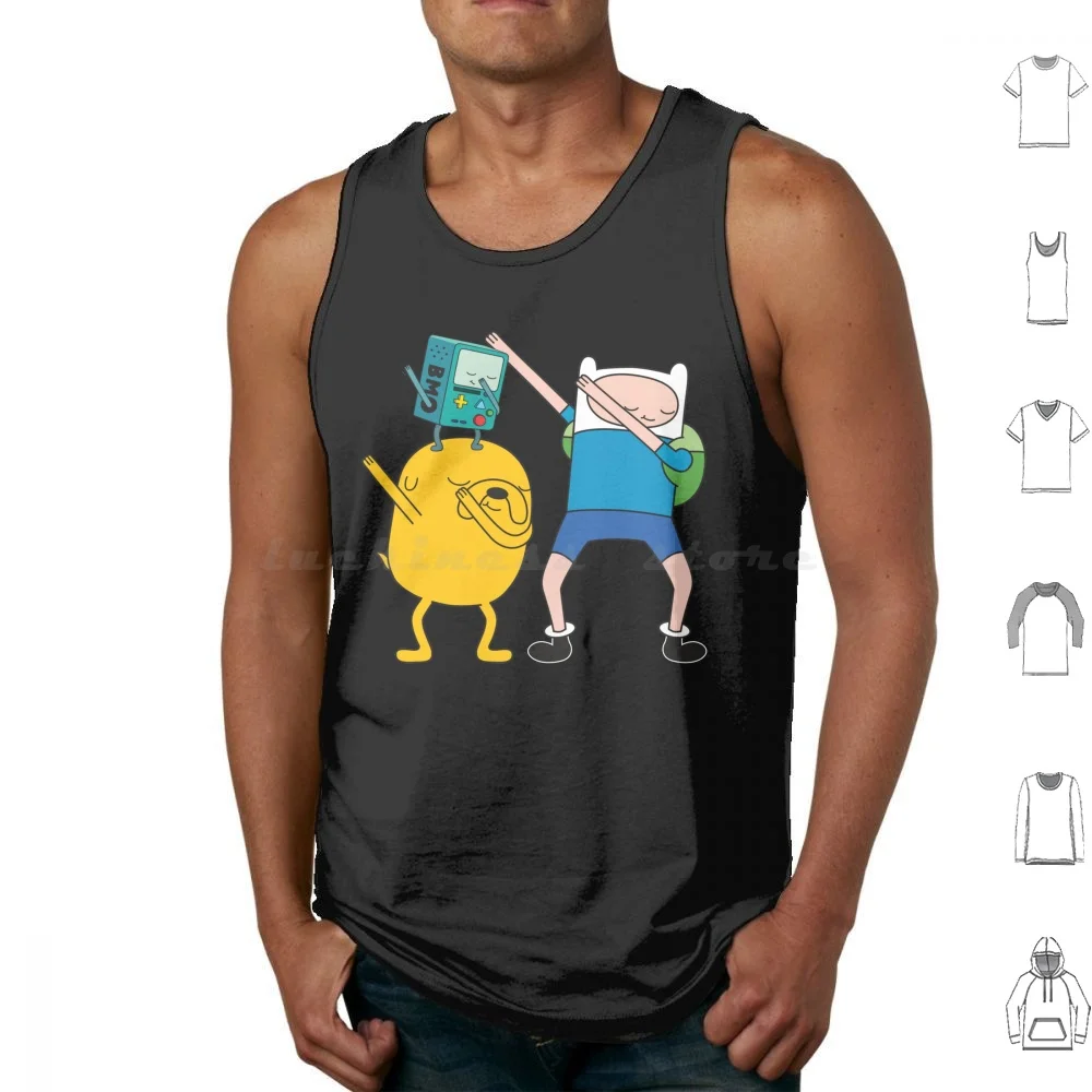 

Финн Джейк Бмо Дэб Майки Жилет без рукавов Adventuretime Bmo Gamer Game Life Cute Adventure Time Cartoon Relax