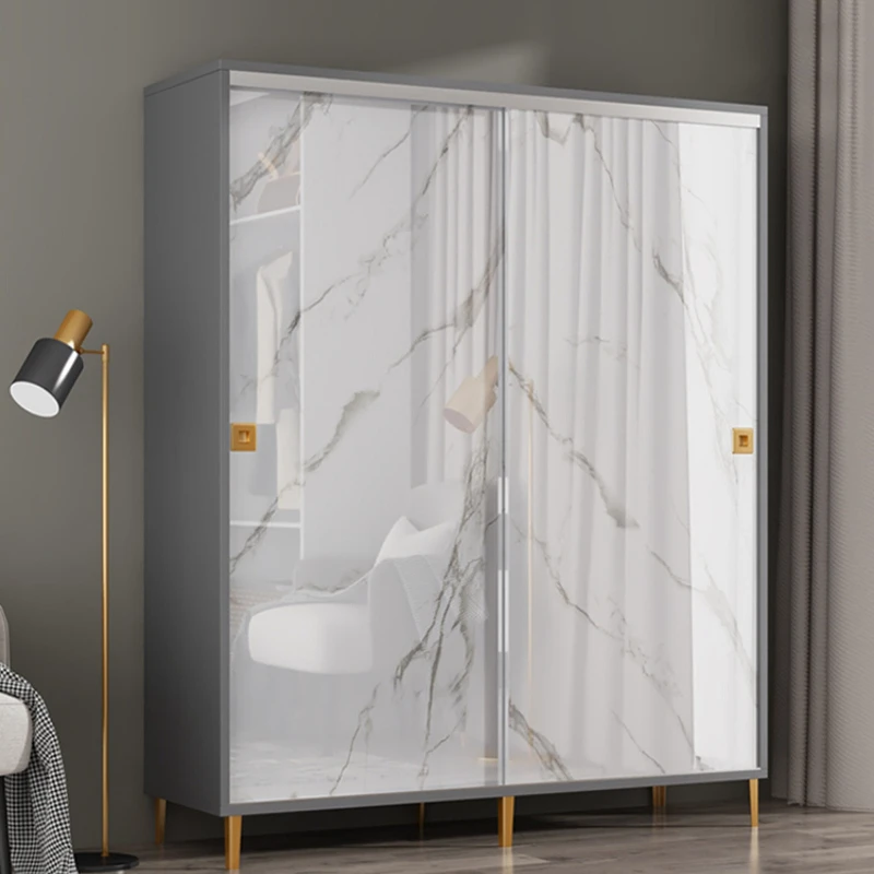 

modern Nordic clothes closet simple light luxury bedroom Wardrobe practical storage armadio camera da letto Organizer furniture