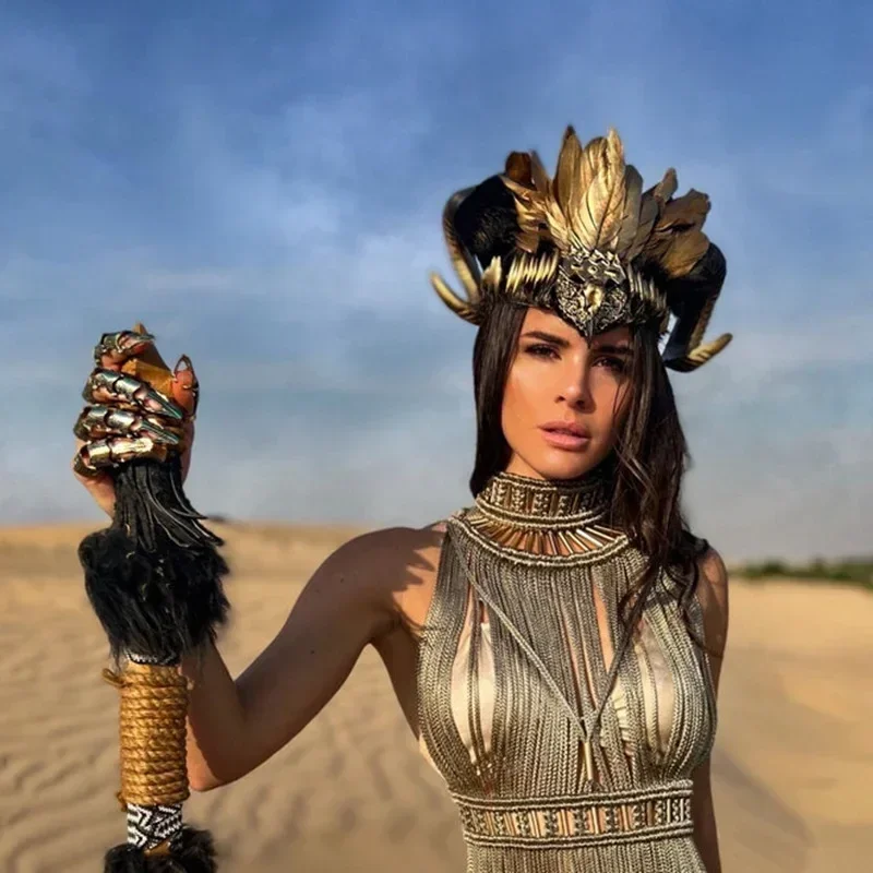 Ontwerp Sexy Kwastje Handgemaakt Griekse Godin Romeinse Dame Jurk Bohemia Roeping Strandfeest Eendelig Vestidos Dameskleding