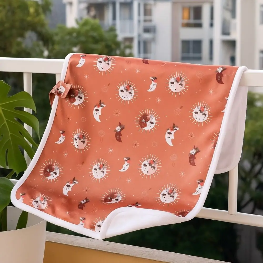 

Портативный складной пеленальный коврик с принтом альпаки, менструальный коврик против грязи, удобный легко чистящийся коврик для пеленания для женщин