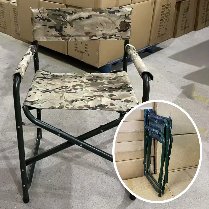 Folding Chair Outdoors Camping Chairs Portable Film Crew Director Command Chair Minimalist Training Fishing Beach Chairs