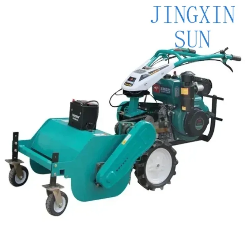 Farm weeder power tiller grass cutting flail mower killer straw cropper seedling return machine