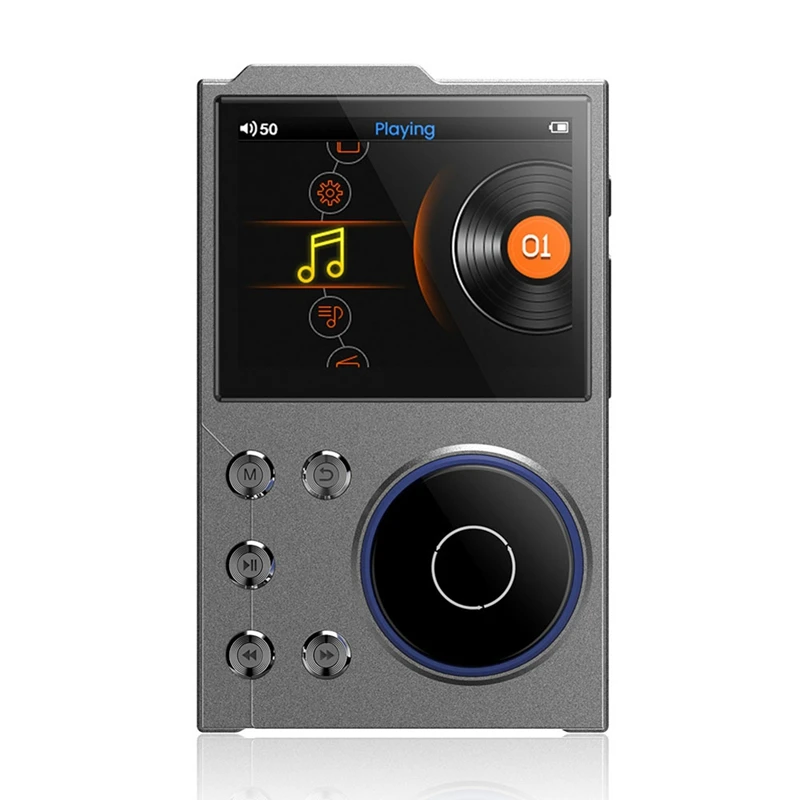 Pemutar MP3 Bluetooth 16GB + 8GB Hifi portabel, pemutar musik dengan memori bawaan, Ideal untuk penggemar Walkman