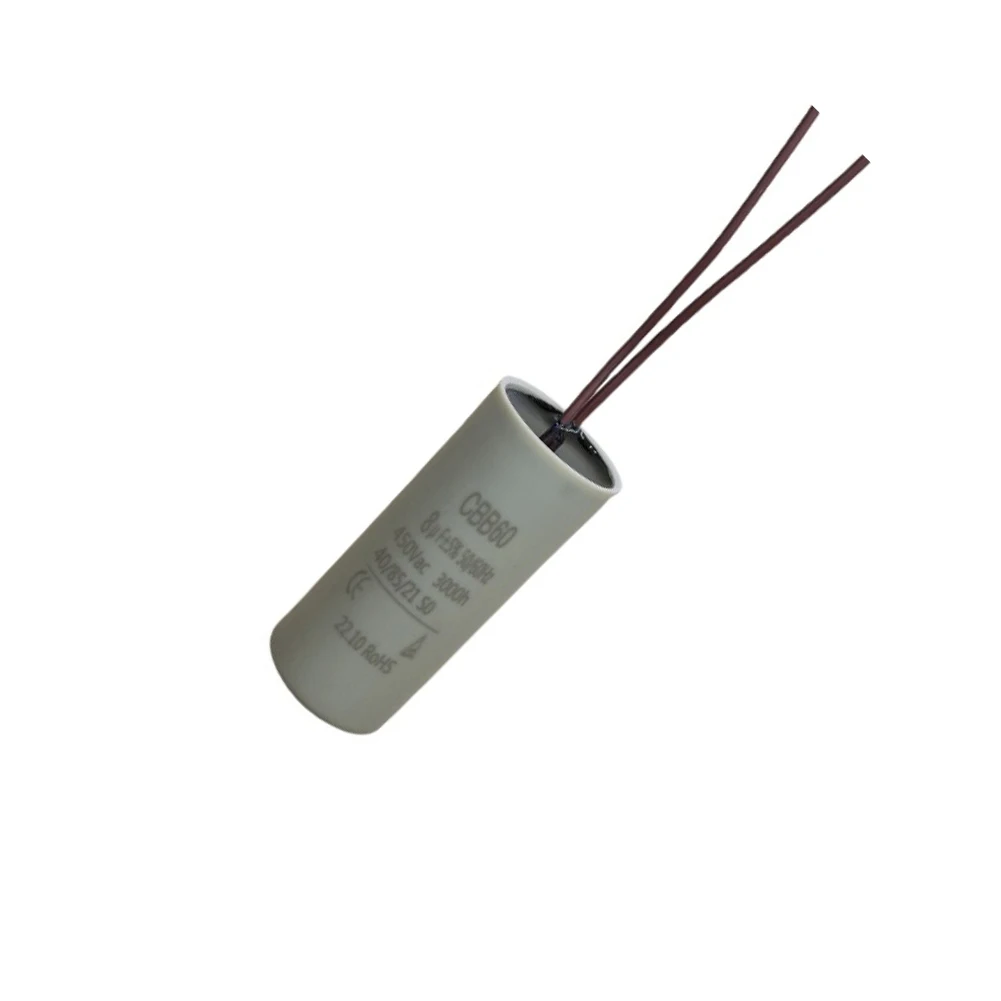 8uF CBB60 Capacitor for Water Pump Motor For circulating Pump Hanging Fireplace HVAC and Air Compressor Devices