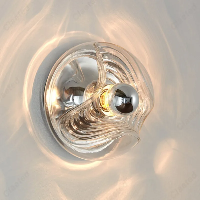 

Креативный новый светодиодный стеклянный настенный светильник для гостиной, столовой, коридора, балкона, спальни, прикроватное декоративное освещение