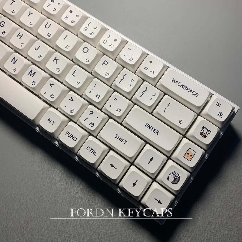 

Simple White 132клавиша / набор PBT Клавиша DIY MX Switch Игры Механическая клавиатура Настройка Клавиша XDA Profile