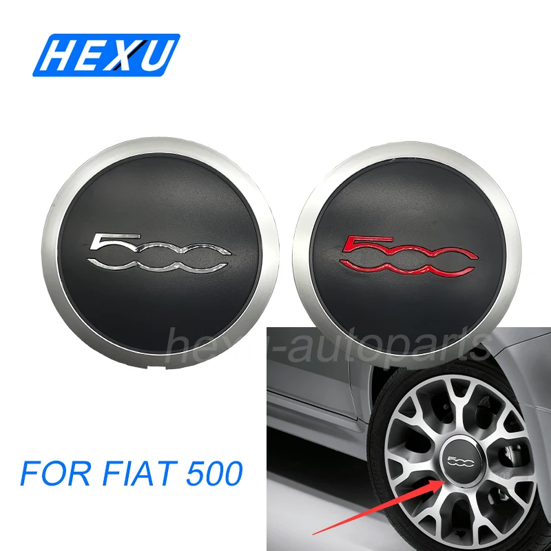 One PC 133mm Wheel Cover Centre Cap For Fiat 500 51884863 68078419AC 68078421AC