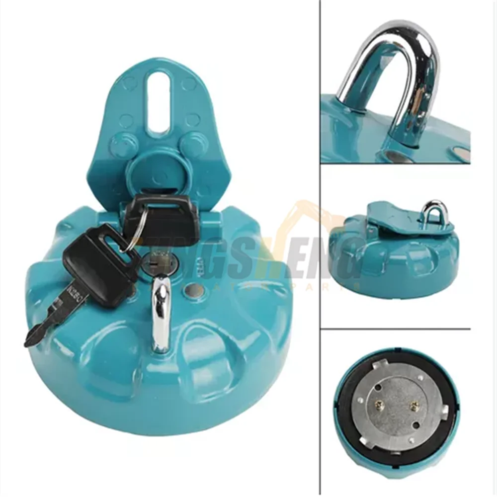 

2246U260F1/2444R1047 Детали экскаватора Серия SK Противоугонная крышка дизельного топливного бака с ключом Kobe Steel SK210 SK200