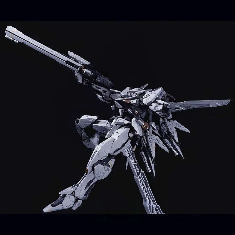 White Dew Air Combat Type 1/100 Military-style Alloy Skeleton Assembly Model Original Chinese Mecha Gift action figures boy girl