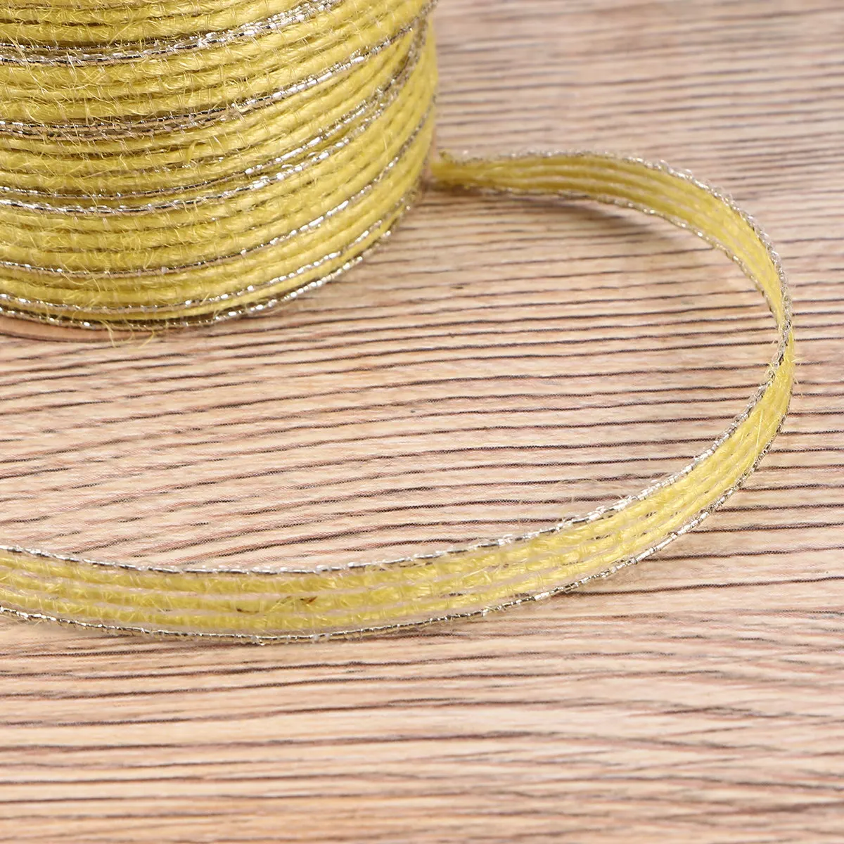 

10M Colored Jute Ribbon Natural Brown Braided Webbing for DIY Crafts Decorations Embellishments Gift Baskets Flower Vases