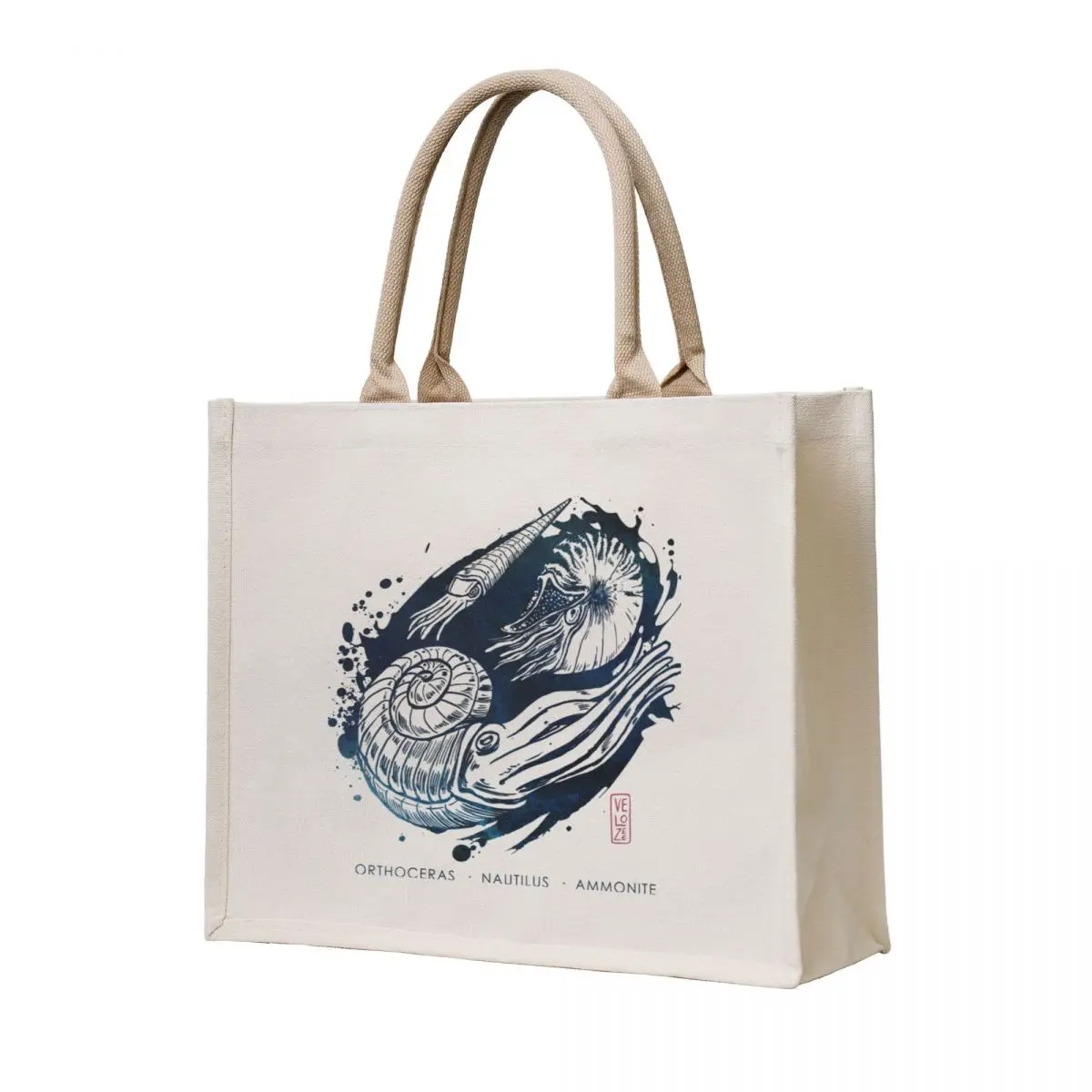 

Cephalopoda on ink Tote Bag sacs de shopping Canvas tote bag men