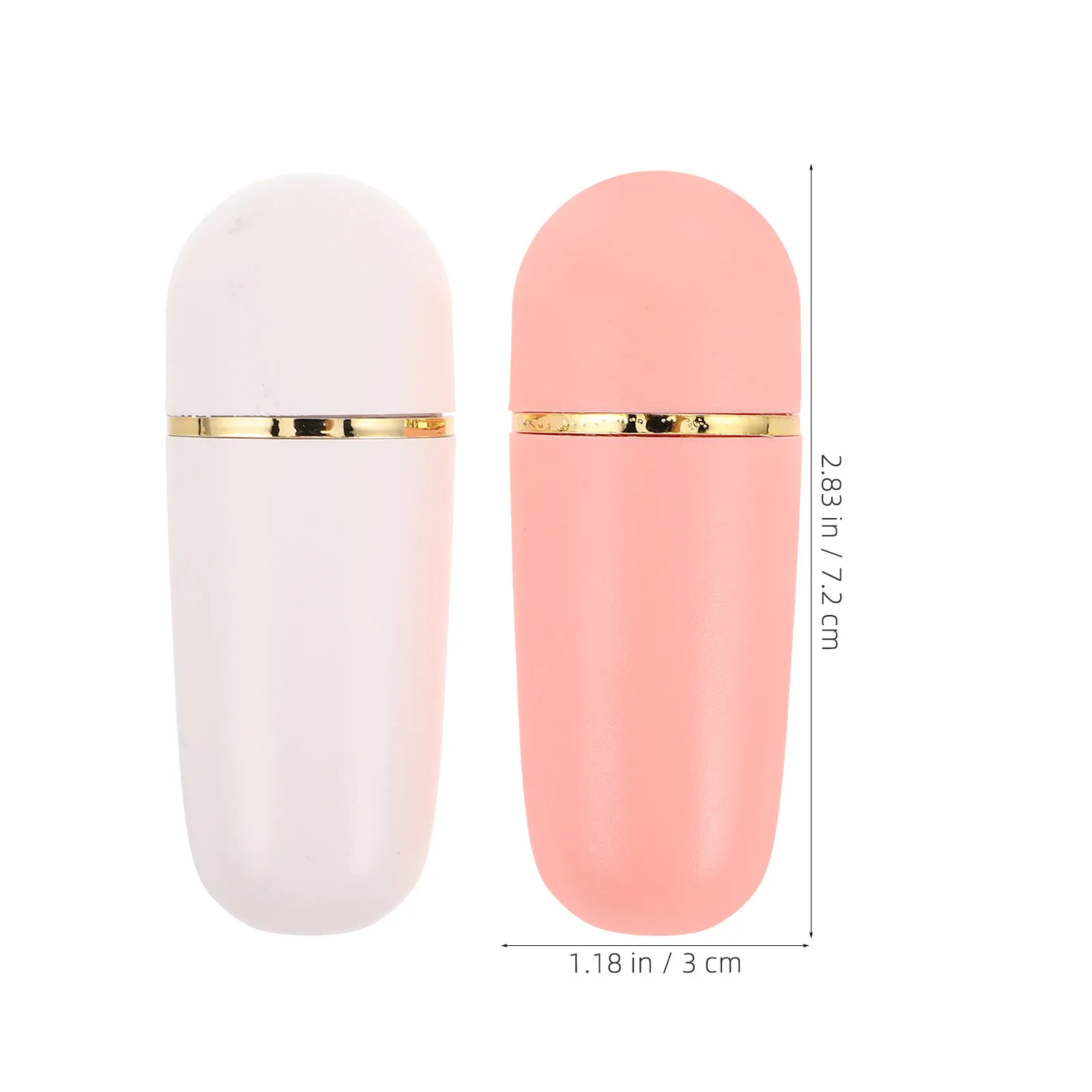 2Pcs Oil Absorbing Stone Roller Volcanic Face Roller Portable Oil Control Stick Deep Cleansing Longlasting