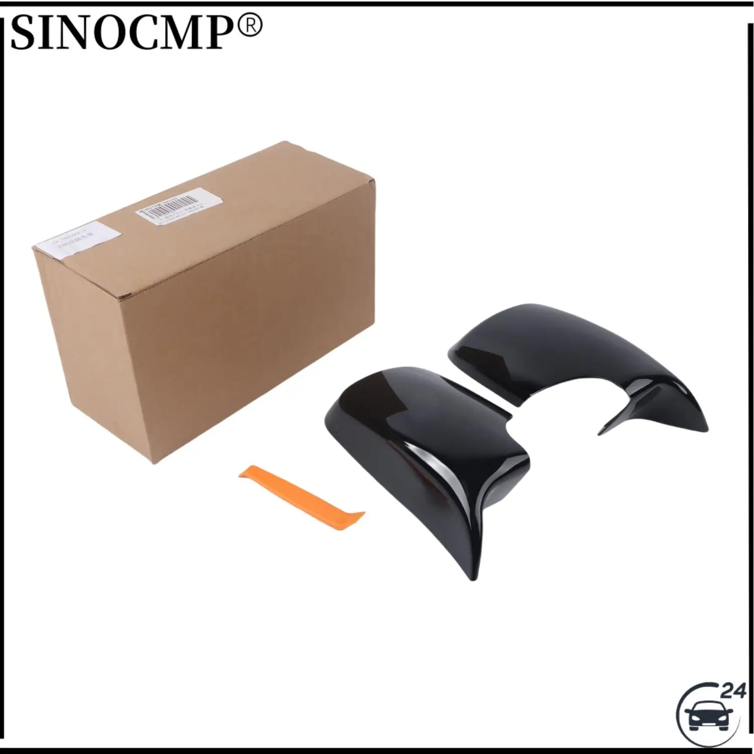 

2 шт. крышка зеркала заднего вида для боковых дверей 51168238375 51168238376 Для BMW E46 98-05 седан 325i 328i 330i глянцевый черный левый правый