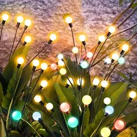 6-10LED Solar Fairy Light Outdoor Lawn Courtyard Garden Decor Firefly Lights Christmas Decoration Solar Powered Lawn Street Lamp