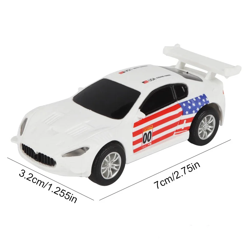 Analoges Slot-Auto für Carrera Go Scalextric 1 64 1/64 Elektro-Hochgeschwindigkeits-Rennstrecke im Maßstab 1:64 Polizei-Rennwagen Fahrzeugspielzeug