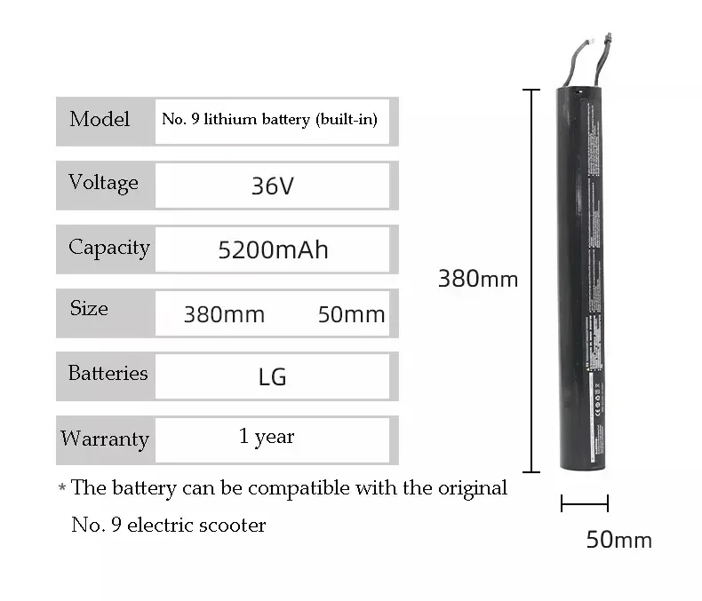 Extension externe pour scooter électrique Xiaomi Ninebot Segway, batterie au lithium intégrée, accessoires d'origine, ES1ES2ES4E22